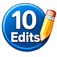 10 Edits