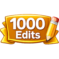 1,000 Edits
