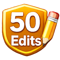 50 Edits